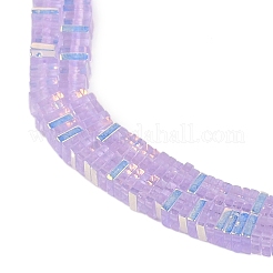 Стеклянные бусины с гальваническим покрытием &nbsp;GLAA-B023-01A-06