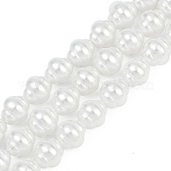Гальванизированный фарфор имитация жемчуга барочные бусины нити BSHE-Z009-05
