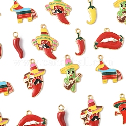 30шт 9 стиля подвески из сплава с эмалью FIND-FS0004-26