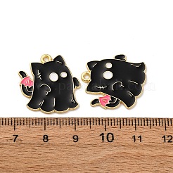 Подвески из сплава хэллоуина с эмалью&nbsp;LS-STAS-I354-01G-F