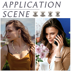 60шт 4 стиля колпачки из сплава в тибетском стиле&nbsp;FIND-TA0002-98