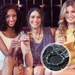 320 шт. 16-х видов гальванических стеклянных бусин&nbsp;EGLA-GA0001-19