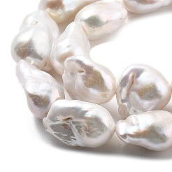 Натуральные нити нуклеированных грушевидных бусин PEAR-B004-15N-05A-01