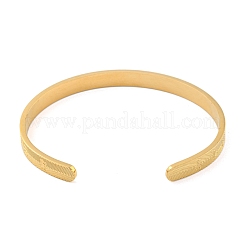 Браслеты-манжеты из нержавеющей стали для мальчиков и девочек для женщин&nbsp;LS-BJEW-G708-01C-G