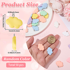 Подвески из непрозрачной смолы 50 шт.&nbsp;RESI-SC0006-43