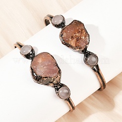 Браслеты-манжеты из натуральных смешанных драгоценных камней&nbsp;G-B149-16R