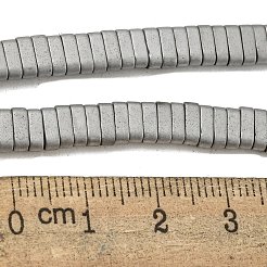Гальванические немагнитная синтетический гематит бисер пряди&nbsp;G-C106-B01-08A
