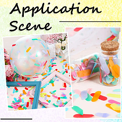 100 г бумажного конфетти для разбрасывания по столу&nbsp;AJEW-SP0002-86