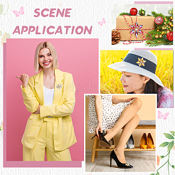 4 шт. 4-х цветные кабошоны из сплава со стразами FIND-MA0001-09