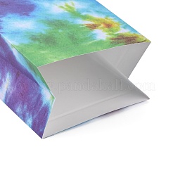 Прямоугольник с узором тай-дай из крафт-бумаги&nbsp;CARB-PH0002-07