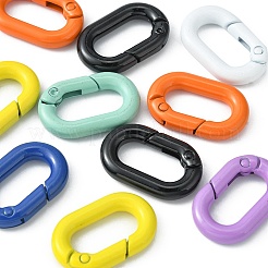 10 шт. окрашенные распылением кольца пружинных ворот из сплава FIND-YW0001-75