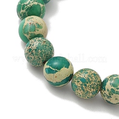 Браслеты из натуральной имперской яшмы&nbsp;BJEW-JB12319