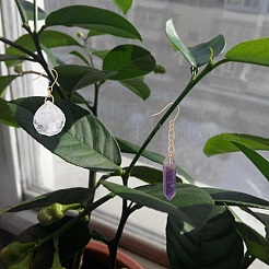 Серьги-подвески из нержавеющей стали 304&nbsp;EJEW-GO00001