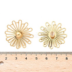 Серьги-гвоздики из нержавеющей стали 304 EJEW-Z098-19G