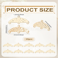 10 шт. латунные звенья для люстр&nbsp;KK-LP0004-67