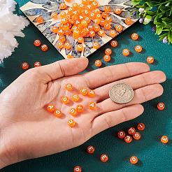 100шт 5 стиля прозрачные акриловые бусины&nbsp;OACR-TA0003-46