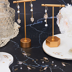 12 шт. латунные крючки для сережек с кубическим цирконием DIY-CN0002-83