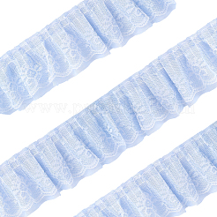 5 ярд двойной полиэстеровой кружевной отделки для украшения шитья OCOR-GF0005-06A