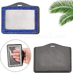 8 шт. 4-цветный прямоугольный держатель для удостоверения личности из волокна AJEW-NB0003-09