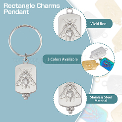 18 шт. подвески из нержавеющей стали 201 двух цветов STAS-DC0013-46