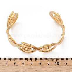 Браслеты-манжеты из нержавеющей стали Vortex 304&nbsp;BJEW-L610-15G