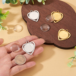 Наборы для самостоятельного изготовления подвески в форме сердца&nbsp;STAS-TA0005-43