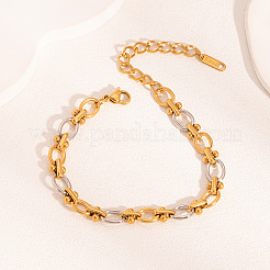 Комплект из цепочек и браслетов из нержавеющей стали 304 для женщин IX7784-1