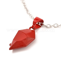 Наборы ожерелий с подвесками в форме сердца из сплава&nbsp;NJEW-B081-08B