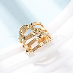 Открытые кольца манжеты из нержавеющей стали 304&nbsp;RJEW-H266-05B-G