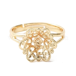 10шт регулируемые латунные кольца для пальцев DIY-WH0410-57