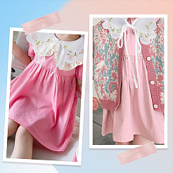 Отстегивающиеся женские накладные воротники из органзы AJEW-WH0348-50