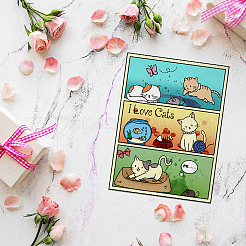 6 лист 6 стиля ПВХ пластиковые штампы DIY-PH0010-55