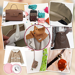 30 шт. кнопки из искусственной кожи&nbsp;BUTT-NB0001-90G