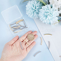 20 шт. 2-х цветные бусины-трубки из нержавеющей стали 304 STAS-SC0004-16