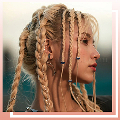 100шт 2 цвета полимерная глина горный хрусталь европейские бусины&nbsp;CPDL-SP0001-02