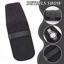 Портативная сумка для хранения часов из искусственной кожи и фетра ABAG-WH0248-501A