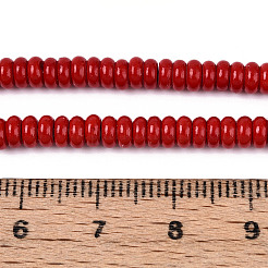 Синтетических нитей бирюзовые бусы G-N352-18