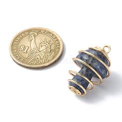 Подвески из медной проволоки из смешанного камня и натуральных и синтетических камней&nbsp;PALLOY-TA00096