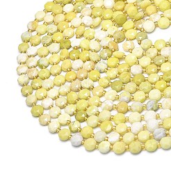 Натуральное сливочное масло нефрита бисер нитей G-C116-A42-02