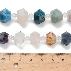 Нити бусин из натурального розового кварца G-L642-D03-01