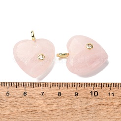 Природного розового кварца подвески G-P588-01G-10