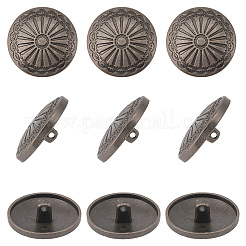 20 шт. пуговицы из сплава с 1 отверстиями&nbsp;BUTT-GF0004-10B