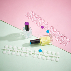 2 набор 2-х цветных пластиковых накладных ногтей цветовая палитра MRMJ-PH0001-62