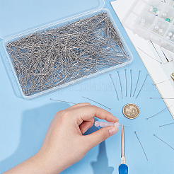 1000 шт. штифты для глаз из нержавеющей стали STAS-UN0058-29