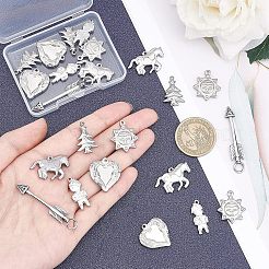 24 шт. 6 стиля подвески из нержавеющей стали 304 STAS-UN0022-45