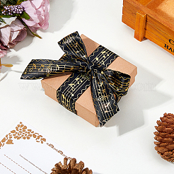 30 ярд двухцветной полиэстеровой полосатой ленты с рисунком в виде музыкальных нот OCOR-DC0001-19