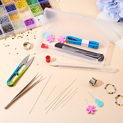 Набор пластиковых игл и игл для бисероплетения&nbsp;TOOL-TAC0010-03