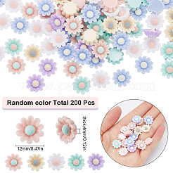 200 шт. кабошоны из непрозрачной смолы для декодирования RESI-SC0003-38