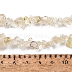 Естественный лимонный кварц нитей бисера G-G288-B01-01