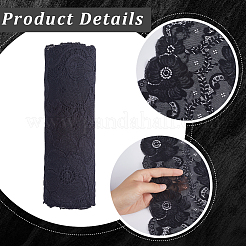 Ленты из полиэстера с кружевной отделкой&nbsp;SRIB-WH220020-058A